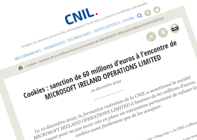 sanction de 60 millions d’euros