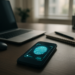 Biometric data on a smartphone representing RGPD compliance
