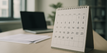 Calendar representing the GDPR response deadline of one month
