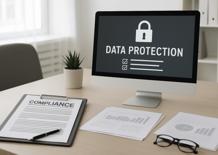 DPO obligatoire représentant la protection des données et le RGPD dans un bureau moderne