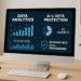 Illustration of AI agency and data protection responsibility in modern workspace