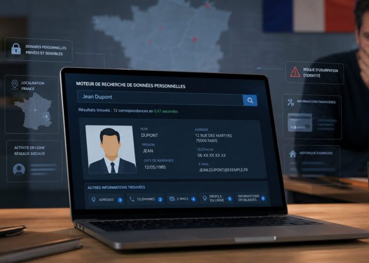 moteur de recherche données personnelles