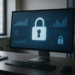 Professional office setting focusing on data protection regarding taxi and VTC data.