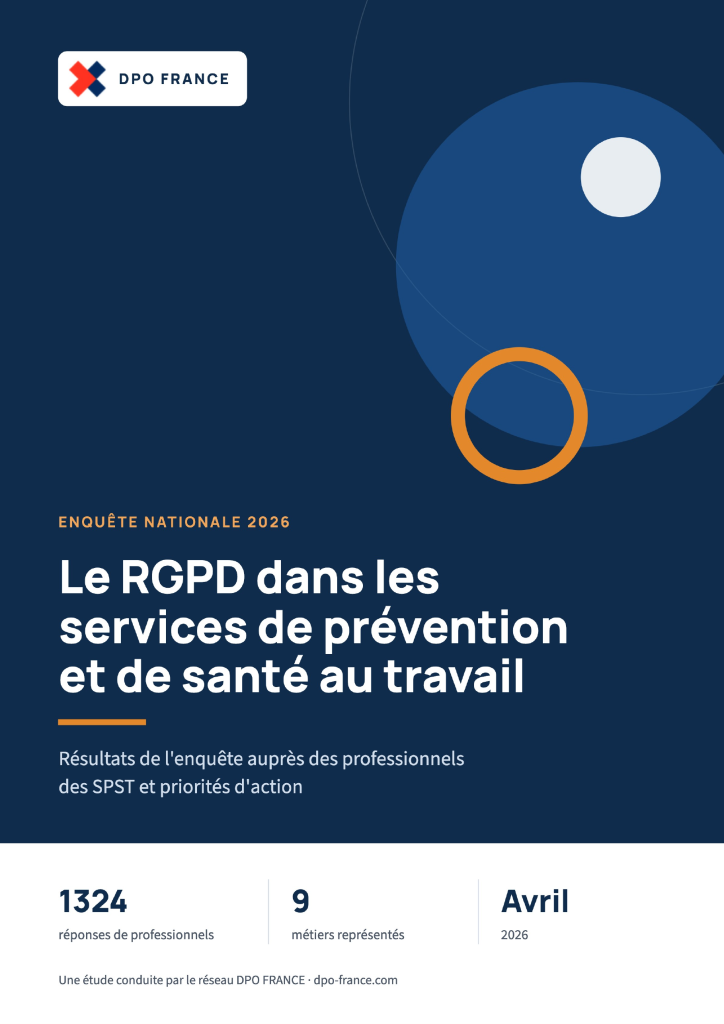 enquête RGPD SPST 2026 et 2027