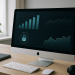 Illustration of AI on Mac focusing on data privacy with no people