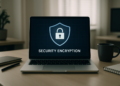 Espace de travail moderne avec un accent sur la cybersécurité et l'eMudhra.